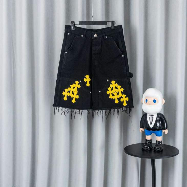Picture of Chrome Hearts Jeans Short _SKUChromeHeartsS-XLaztx598856